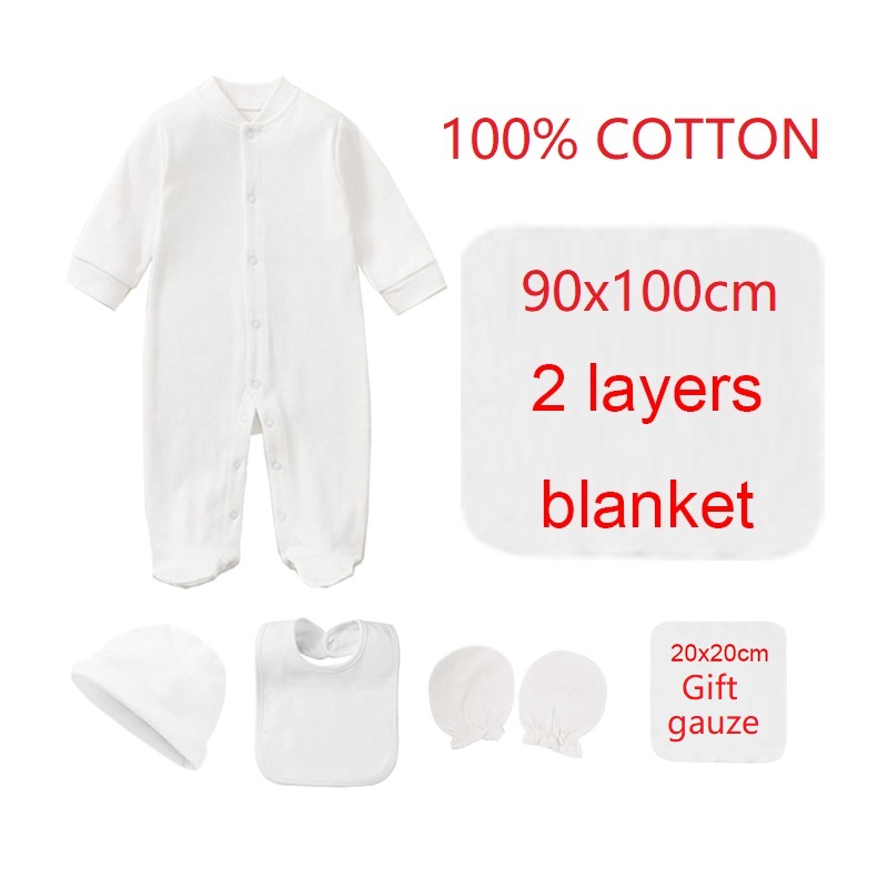 Baby Clothing Factory Shop - 3 個新生児服セットロンパースボンネットタオルスリープスーツジャンプスーツ成長ワンピーススリーパー成長 Roupa 卸売