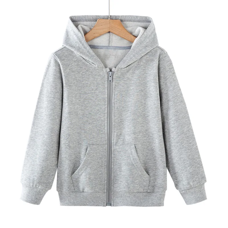 Baby Clothing Zipper - キッズ ガールズ ボーイズ アウトドア ソリッドカラー トップジッパーコート