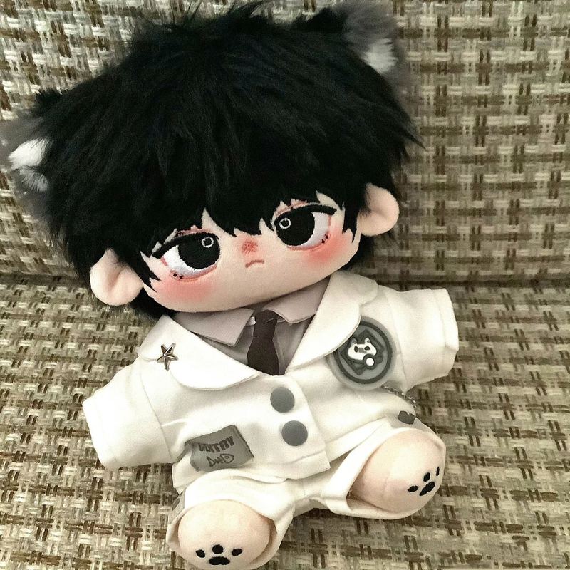 Baby Clothing Accessories - 服のみ 20 センチメートル綿服 Diy 服猫耳制服パーカークールジャケット無属性人形アクセサリートレンディなお土産