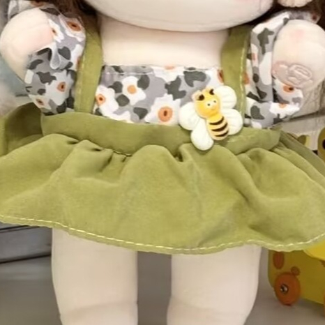Baby Clothing Cheap - かわいい20cmコットン人形服、スカート、ぬいぐるみ人形セット、格安ベビー服着せ替え