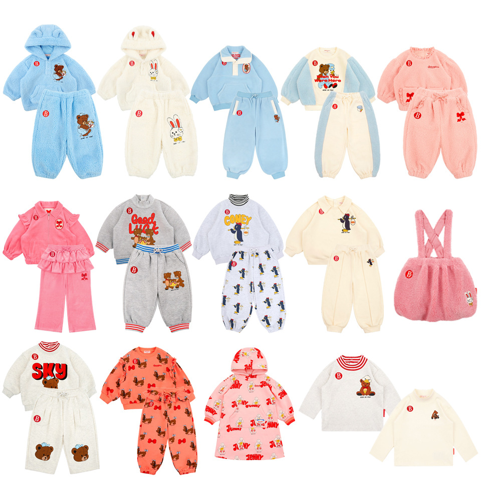 Baby Clothing Quality - 高品質の厚みのある冬用子供服セット、赤ちゃん女の子男の子用ブランドパーカートップ、漫画プリント+フリース裏地パンツ付き