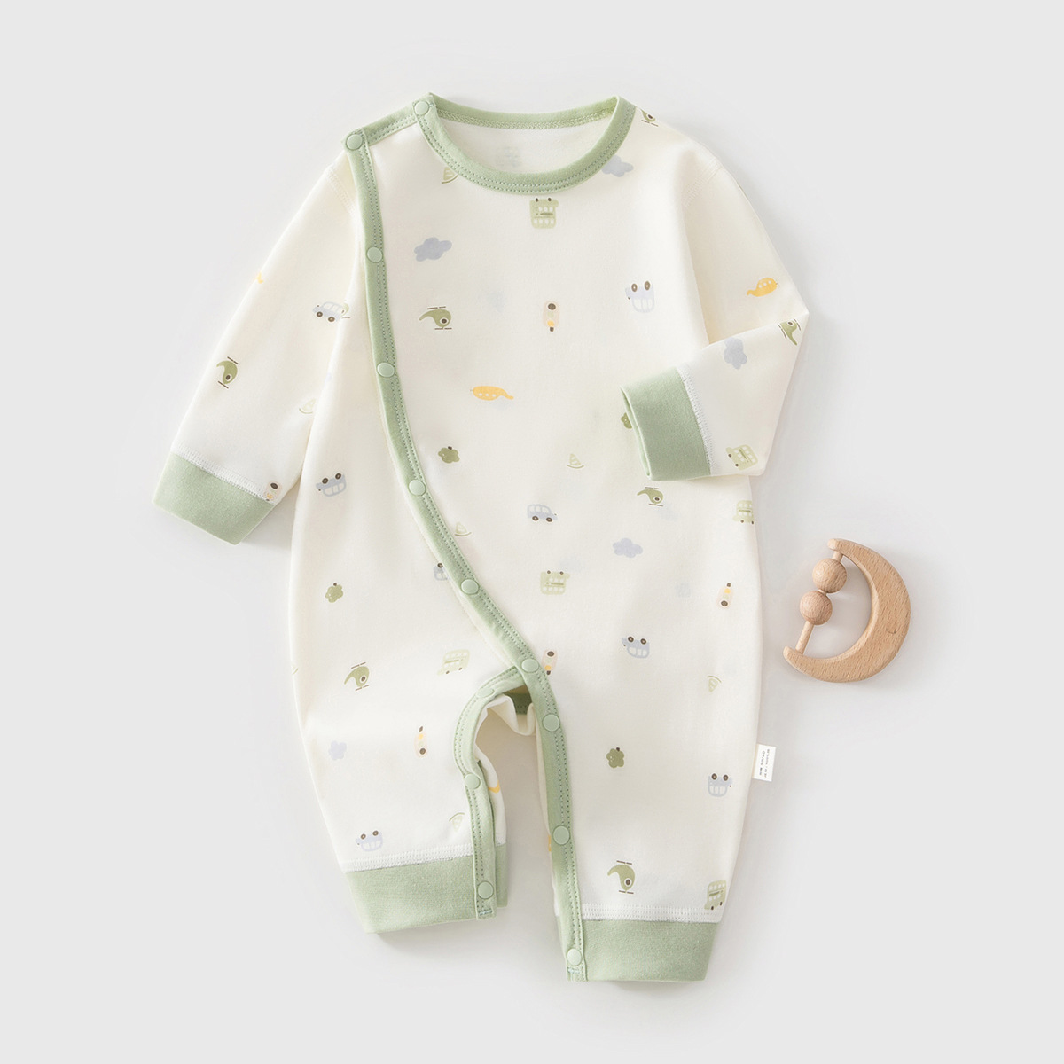 Baby Clothing Quality - AYNIGIELL 2026 新しいベビープリントジャンプスーツ高品質純粋な綿通気性ジャンプスーツ 0-18 ヶ月男性赤ちゃん女の子服