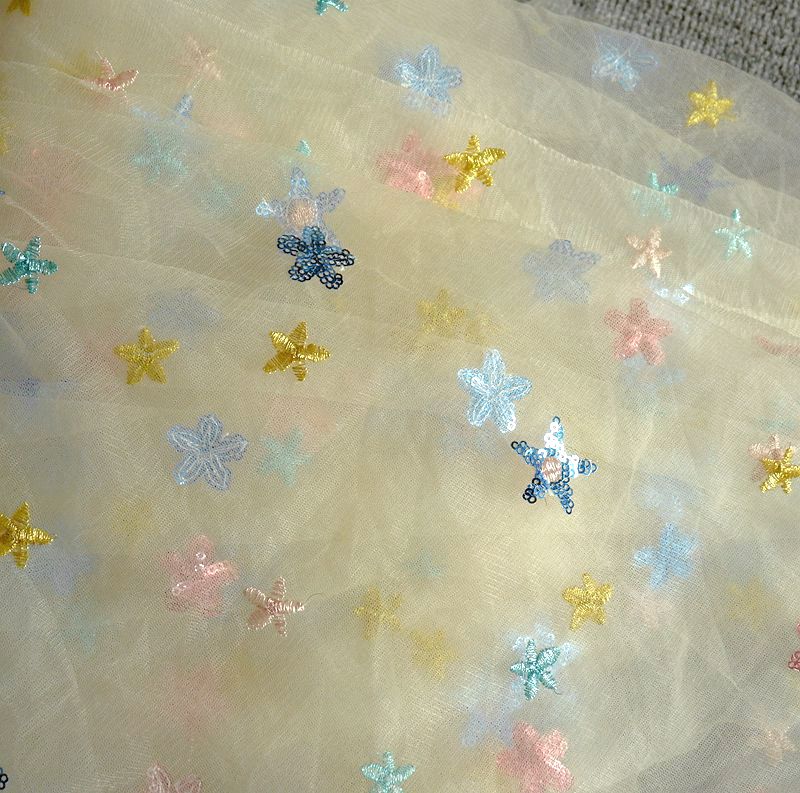 スターガーゼ刺embroidered生地,スパンコール刺em - Baby Clothing Organic のレビューと価格