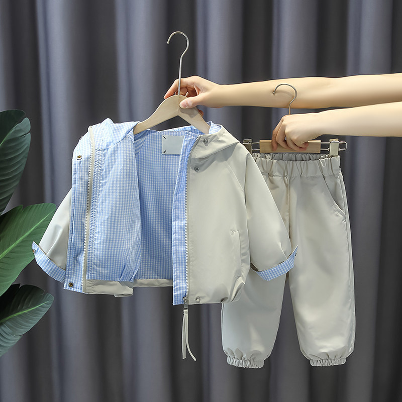 子供服男の子と女の子のトップスファッショナブルなツーピースセ - Baby Clothing Quality のレビューと価格