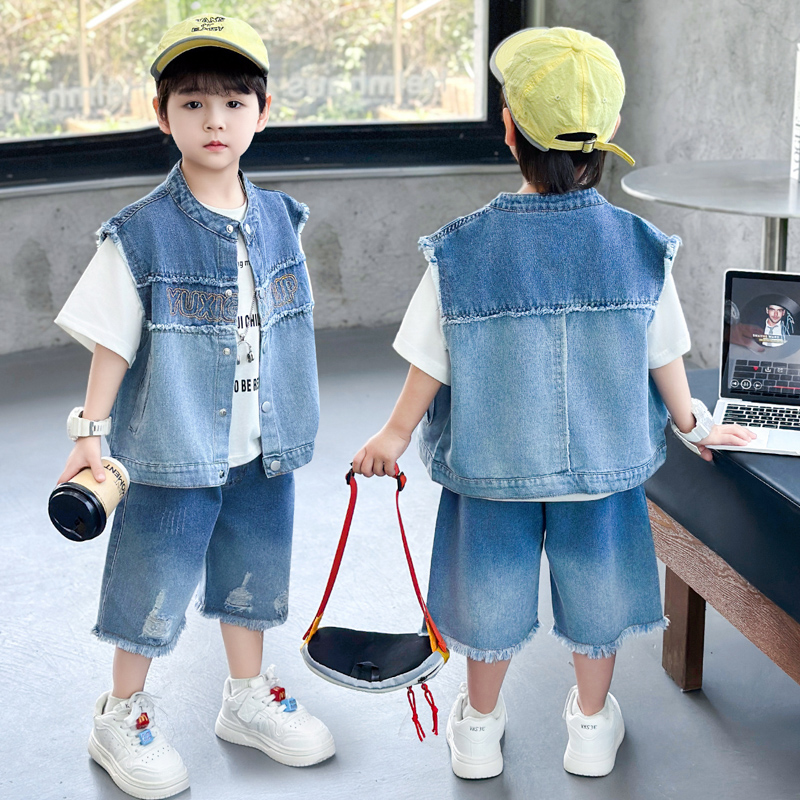高品質3ピースサマーアウトフィットセット、ベビーボーイズサイ - Baby Clothing High Quality のレビューと価格