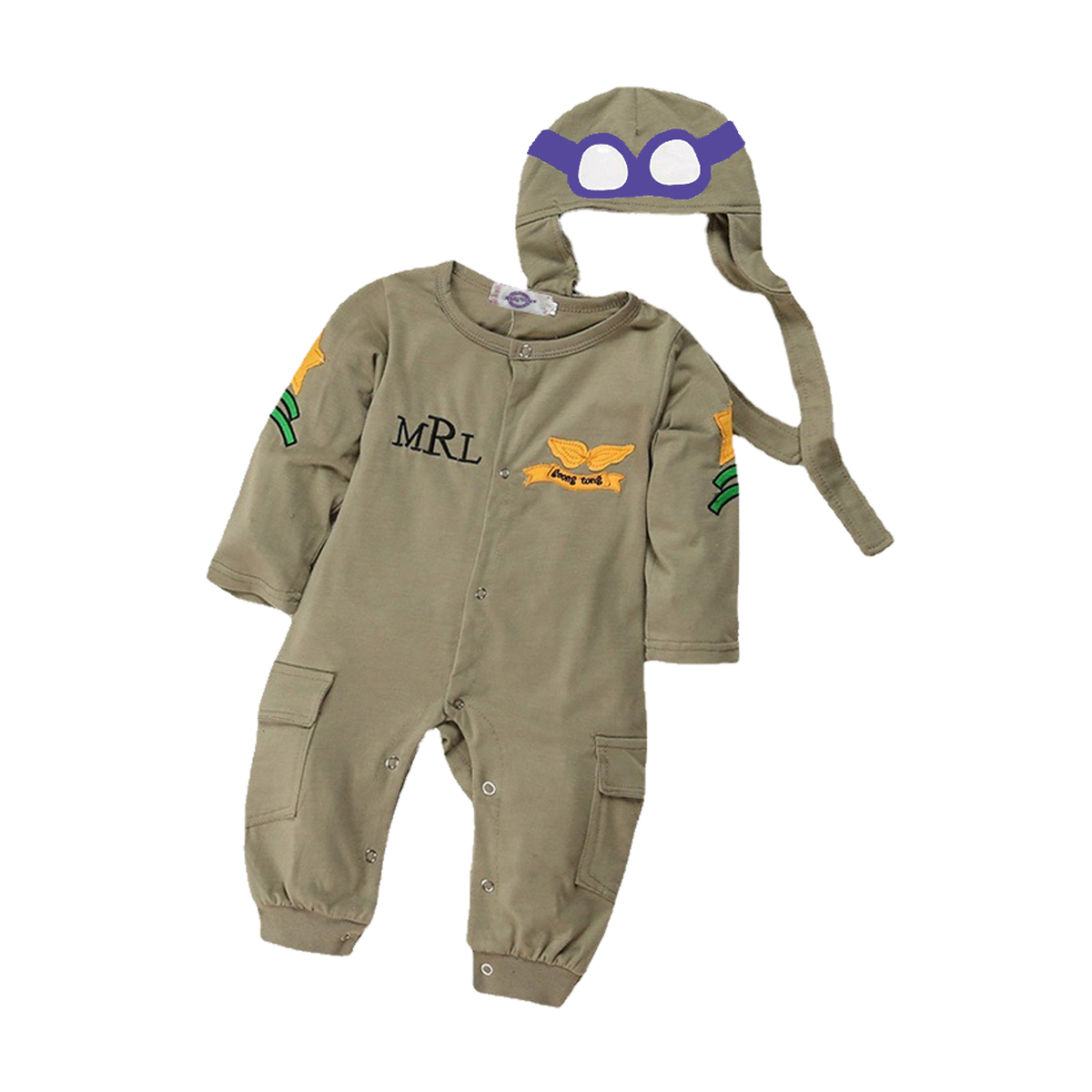 2 個セット卸売小型ベビーロンパースボンネット航空パイロット - Baby Clothing Factory Shop のレビューと価格