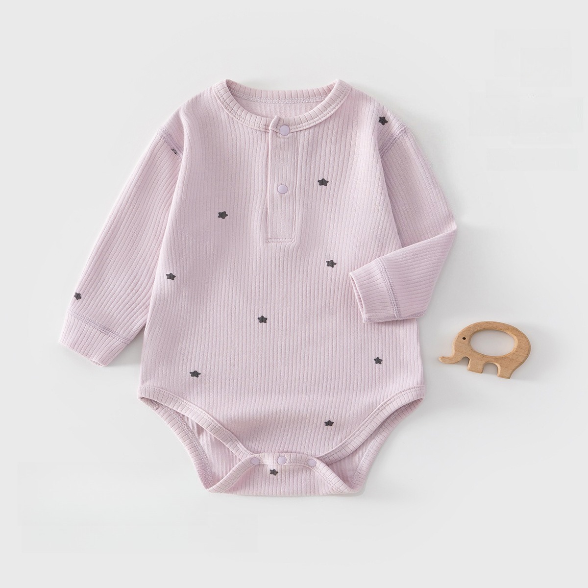 春のベビー服ソフト純綿長袖ショートパンツジャンプスーツ 0- - Baby Clothing Quality のレビューと価格