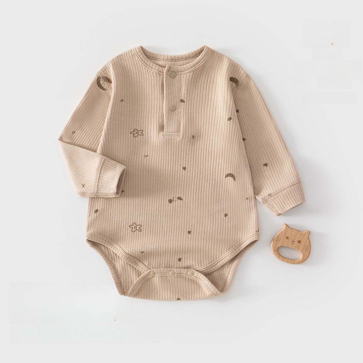 春のベビー服ソフト純綿長袖ショートパンツジャンプスーツ 0- - Baby Clothing Quality のレビューと価格