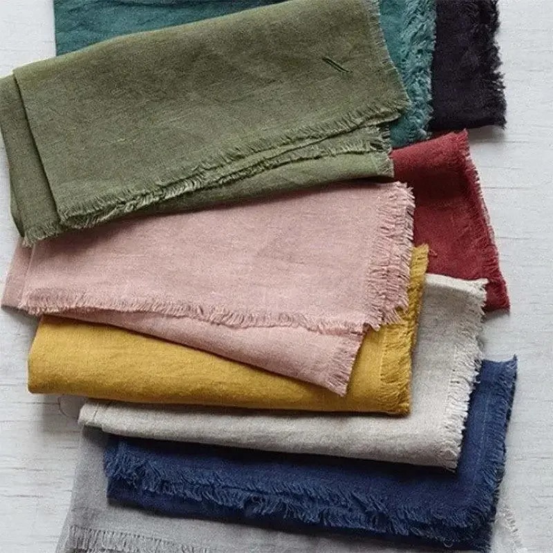縫製用の純粋なリネン生地,キルティング生地,工芸品,バッグ, - Baby Clothing Organic のレビューと価格