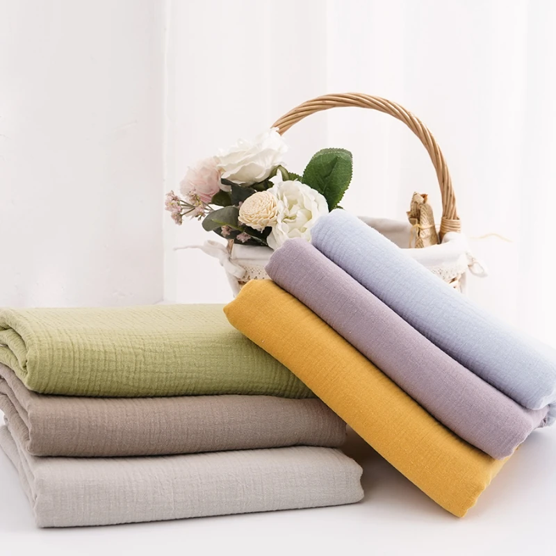 綿 100% 二層しわ生地クラス A ベビー無地吸収性バスタ - Baby Clothing Organic のレビューと価格