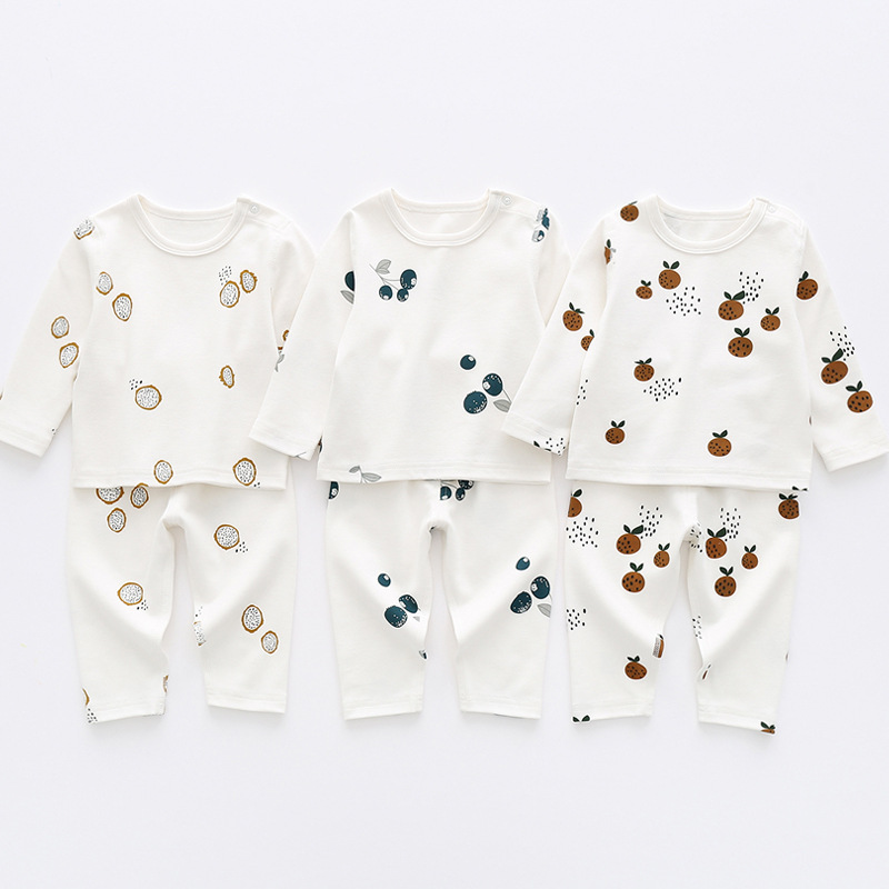 赤ちゃん用の綿の衣類セット,新生児用の長袖パジャマ,伸縮性の - Baby Clothing Organic のレビューと価格