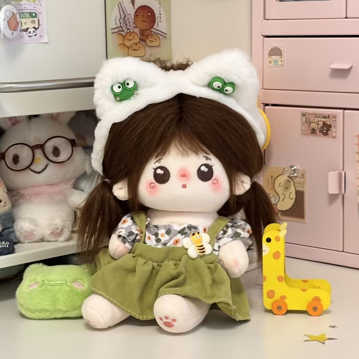 かわいい20cmコットン人形服、スカート、ぬいぐるみ人形セッ - Baby Clothing Cheap のレビューと価格