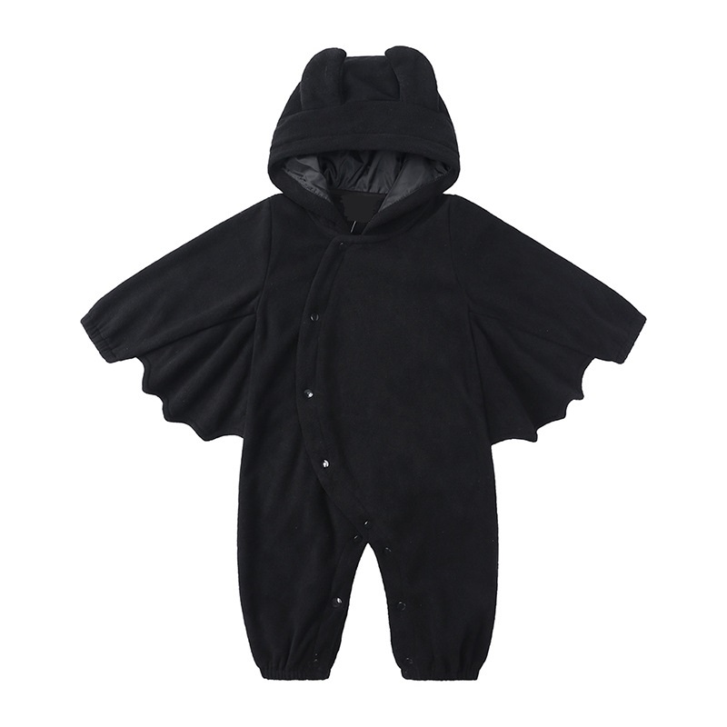 暖かいフリースベビーハロウィンバット吸血鬼コスプレ悪魔フード - Baby Clothing Factory Shop のレビューと価格