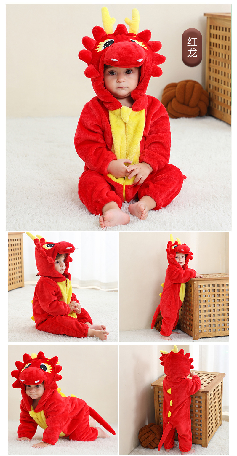 ベビーロンパース冬衣装フランネルフード付きジャンプスーツ子供 - Baby Clothing Factory Shop のレビューと価格