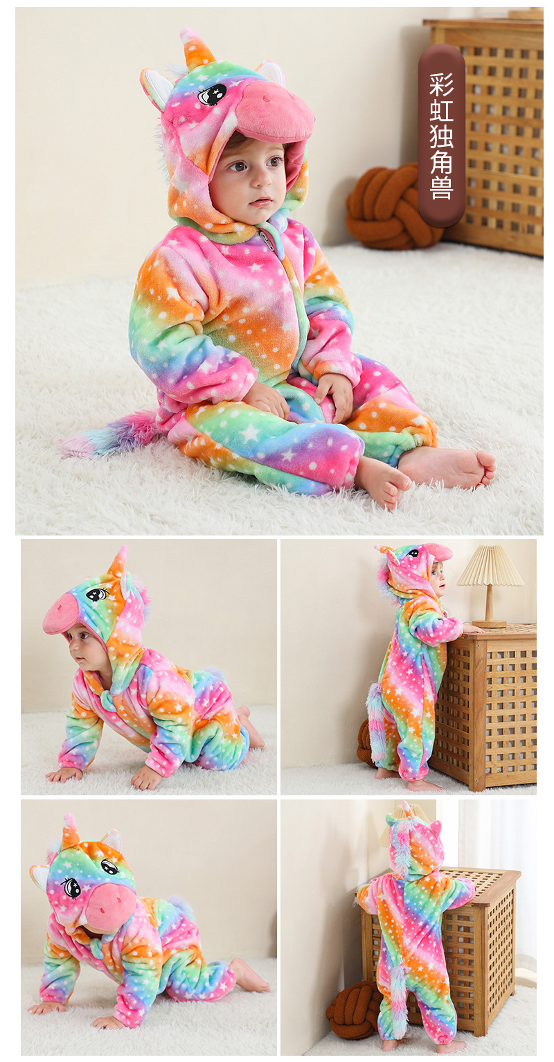 ベビーロンパース冬衣装フランネルフード付きジャンプスーツ子供 - Baby Clothing Factory Shop のレビューと価格
