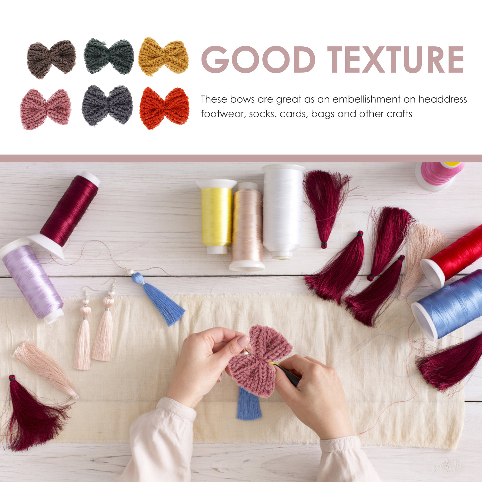 12 個の高品質ニットちょう結びセット DIY ヘッドウェア - Baby Clothing High Quality のレビューと価格