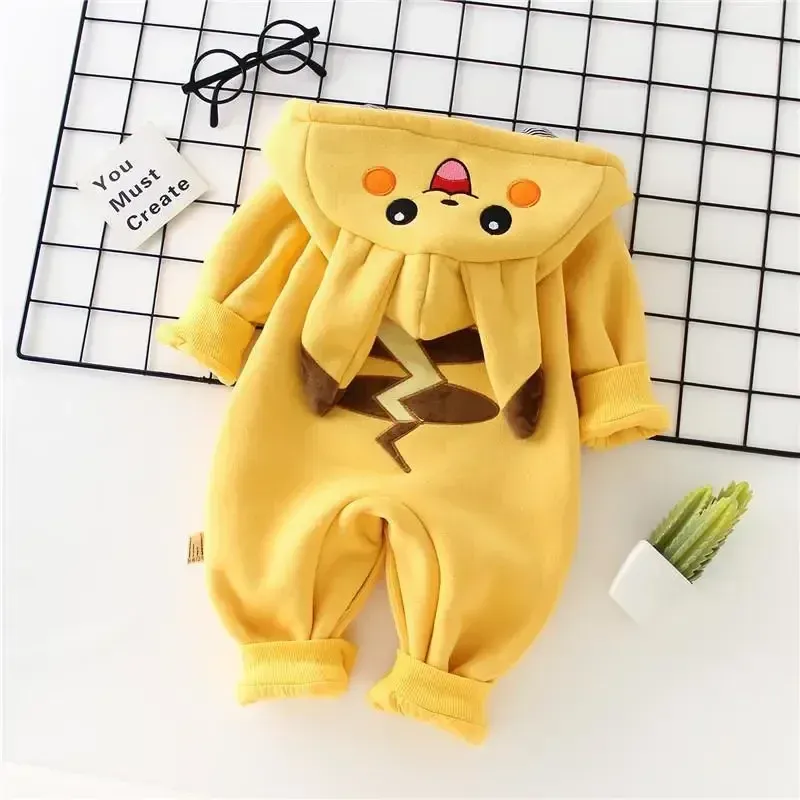 漫画ポケットモンスターベビーパジャマ新生児かわいい冬長袖子供 - Baby Clothing Accessories のレビューと価格