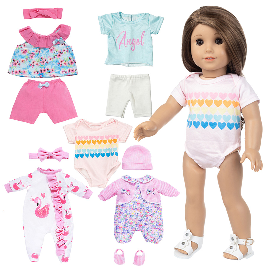 人形の服 18 インチリボーンドール用かわいいパジャマスーツ - Baby Clothing Accessories のレビューと価格