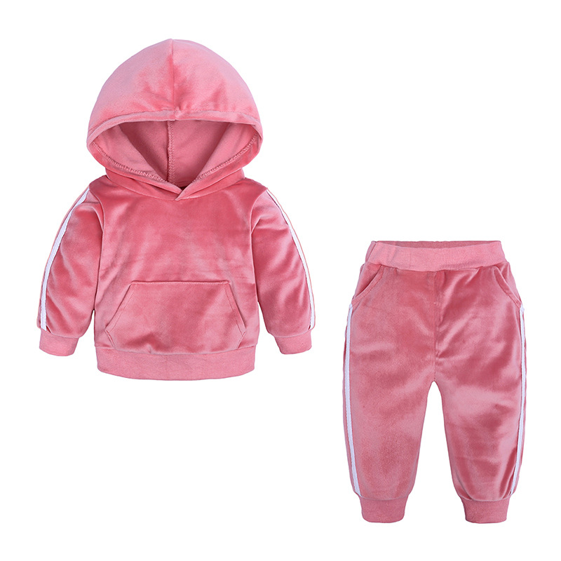 2点セット卸売キッズトラックスーツベビーパーカーパンツINS - Baby Clothing Factory Shop のレビューと価格