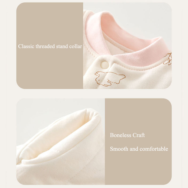 新生児綿高品質春と秋のジャンプスーツかわいい蝶の装飾ロンパー - Baby Clothing Quality のレビューと価格